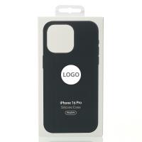 Силиконовый чехол Lux Colors с поддержкой MagSafe для iPhone 16 Pro Black