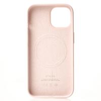 Силиконовый чехол Lux Colors с поддержкой MagSafe для iPhone 15 Plus Light Pink