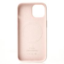 Силиконовый чехол Lux Colors с поддержкой MagSafe для iPhone 15 Pro Max Light Pink