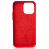 Силиконовый чехол Lux Colors с поддержкой MagSafe для iPhone 14 Pro Max Red