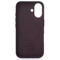 Силиконовый чехол Lux Colors с поддержкой MagSafe для iPhone 16 Plum