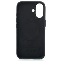 Силиконовый чехол Lux Colors с поддержкой MagSafe для iPhone 16 Black