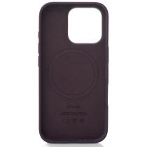 Силиконовый чехол Lux Colors с поддержкой MagSafe для iPhone 16 Pro Max Plum