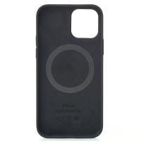 Силиконовый чехол Lux Colors с поддержкой MagSafe для iPhone 12 / iPhone 12 Pro Black