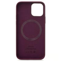 Силиконовый чехол Lux Colors с поддержкой MagSafe для iPhone 12 Pro Max Plum