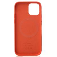 Силиконовый чехол Lux Colors с поддержкой MagSafe для iPhone 12 Pro Max Electric Orange