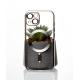 Силіконовий чохол SHINING with MagSafe для iPhone 15 срібний