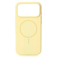 Силиконовый чехол Slim Ring Soft с поддержкой MagSafe для iPhone 17 Pro Max sunglow