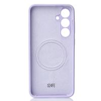 Силиконовый чехол Slim Ring Soft с поддержкой MagSafe для Samsung S24 FE violet