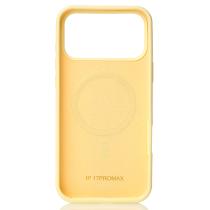 Силиконовый чехол Slim Ring Soft с поддержкой MagSafe для iPhone 17 Pro Max sunglow