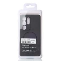 Силиконовый чехол Slim Ring Soft с поддержкой MagSafe для Samsung S25 Ultra stone gray