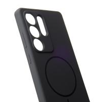 Силиконовый чехол Slim Ring Soft с поддержкой MagSafe для Samsung S25 Ultra stone gray