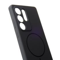 Силиконовый чехол Slim Ring Soft с поддержкой MagSafe для Samsung S25 Ultra stone gray