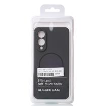 Силиконовый чехол Slim Ring Soft с поддержкой MagSafe для Samsung S25 Edge stone gray