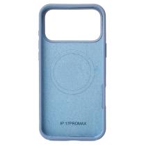 Силиконовый чехол Slim Ring Soft с поддержкой MagSafe для iPhone 17 Pro Max storm blue