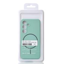 Силиконовый чехол Slim Ring Soft с поддержкой MagSafe для Samsung S25 succulent