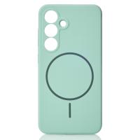 Силиконовый чехол Slim Ring Soft с поддержкой MagSafe для Samsung S25 succulent