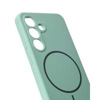 Силиконовый чехол Slim Ring Soft с поддержкой MagSafe для Samsung S25 succulent