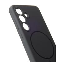 Силиконовый чехол Slim Ring Soft с поддержкой MagSafe для Samsung S25 stone gray