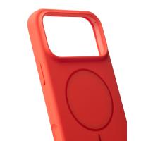 Силиконовый чехол Slim Ring Soft с поддержкой MagSafe для iPhone 17 Pro Max orange