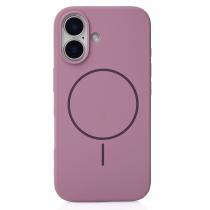 Силиконовый чехол Slim Ring Soft с поддержкой MagSafe для iPhone 17 lavander