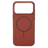 Силиконовый чехол Slim Ring Soft с поддержкой MagSafe для iPhone 17 Pro Max brown