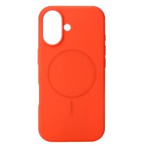 Силіконовий чохол Slim Ring Soft з підтримкою MagSafe для iPhone 17 orange