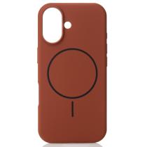 Силіконовий чохол Slim Ring Soft з підтримкою MagSafe для iPhone 17 brown