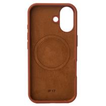 Силіконовий чохол Slim Ring Soft з підтримкою MagSafe для iPhone 17 brown