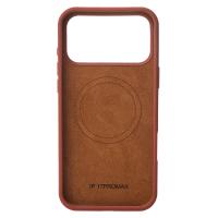 Силиконовый чехол Slim Ring Soft с поддержкой MagSafe для iPhone 17 Pro Max brown