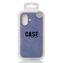 Силиконовый чехол Slim Ring Soft с поддержкой MagSafe для iPhone 17 storm blue