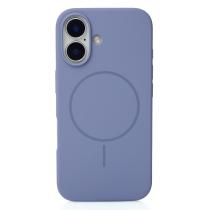 Силиконовый чехол Slim Ring Soft с поддержкой MagSafe для iPhone 17 storm blue