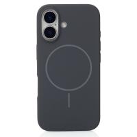 Силиконовый чехол Slim Ring Soft с поддержкой MagSafe для iPhone 17 stone gray