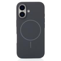 Силиконовый чехол Slim Ring Soft с поддержкой MagSafe для iPhone 17 stone gray