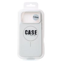 Силиконовый чехол Slim Ring Soft с поддержкой MagSafe для iPhone 17 Pro Max white