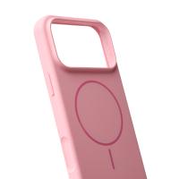 Силиконовый чехол Slim Ring Soft с поддержкой MagSafe для iPhone 17 Pro Max pink