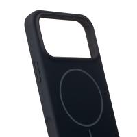 Силиконовый чехол Slim Ring Soft с поддержкой MagSafe для iPhone 17 Pro black