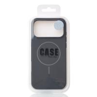 Силиконовый чехол Slim Ring Soft с поддержкой MagSafe для iPhone 17 Pro stone gray