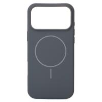 Силиконовый чехол Slim Ring Soft с поддержкой MagSafe для iPhone 17 Pro stone gray