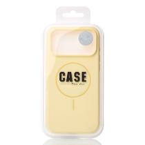 Силиконовый чехол Slim Ring Soft с поддержкой MagSafe для iPhone 17 Pro sunglow