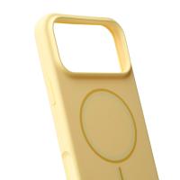 Силиконовый чехол Slim Ring Soft с поддержкой MagSafe для iPhone 17 Pro sunglow