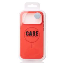 Силиконовый чехол Slim Ring Soft с поддержкой MagSafe для iPhone 17 Pro orange