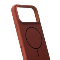 Силиконовый чехол Slim Ring Soft с поддержкой MagSafe для iPhone 17 Pro brown