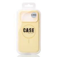 Силиконовый чехол Slim Ring Soft с поддержкой MagSafe для iPhone 17 Pro Max sunglow