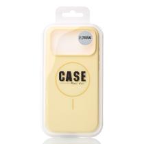 Силиконовый чехол Slim Ring Soft с поддержкой MagSafe для iPhone 17 Pro Max sunglow