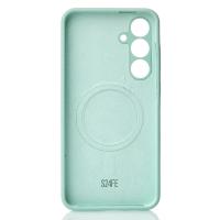 Силиконовый чехол Slim Ring Soft с поддержкой MagSafe для Samsung S24 FE succulent