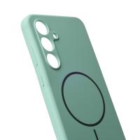 Силиконовый чехол Slim Ring Soft с поддержкой MagSafe для Samsung S24 FE succulent