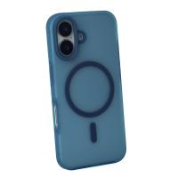 Силиконовый чехол SOFT MATT с поддержкой MagSafe для iPhone 17 dark blue