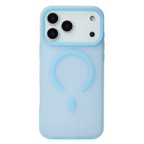 Силиконовый чехол SOFT MATTE с поддержкой MagSafe для iPhone 17 Pro light blue