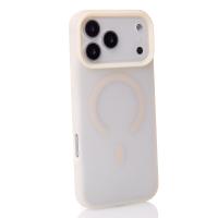 Силиконовый чехол SOFT MATT с поддержкой MagSafe для iPhone 17 Pro antique white